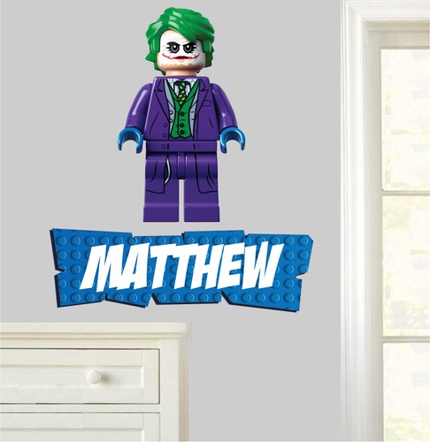 Personalised joker wall art - joker,