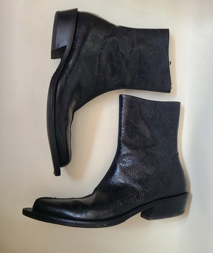 Alberto fermani black embossed - fermani,