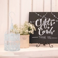 Bird cage fancy white - ,