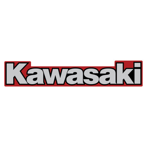 Red black kawasaki - red, logo