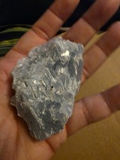 Raw celestite piece - celestite,