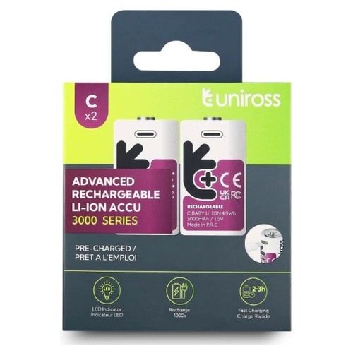 Uniross lithium 3000mah - 2,