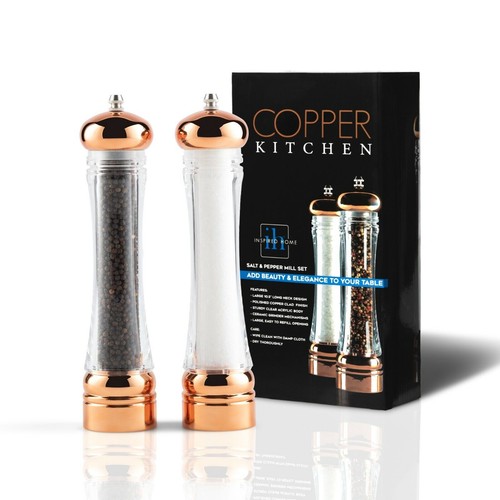 Copper kitchen salt pepper - copper,