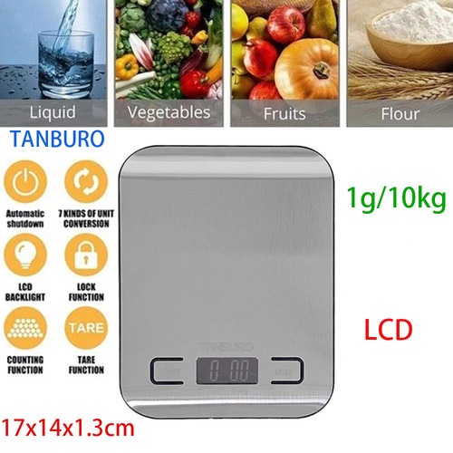 10kg digital kitchen scale - 10kg/1g,