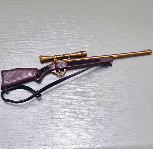 Action man rifle with - man,