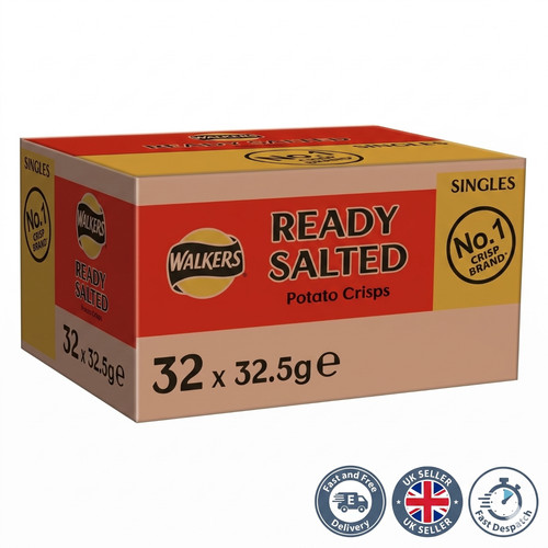 Walkers ready salted crisps - ready,