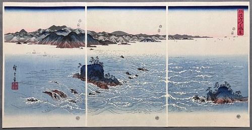 Hiroshige utagawa triptych - utagawa,