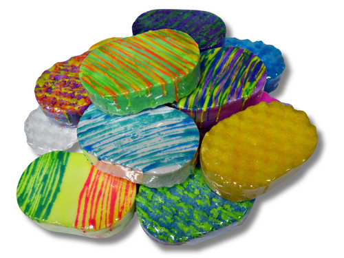 Exfoliating soap filled - exfoliating,