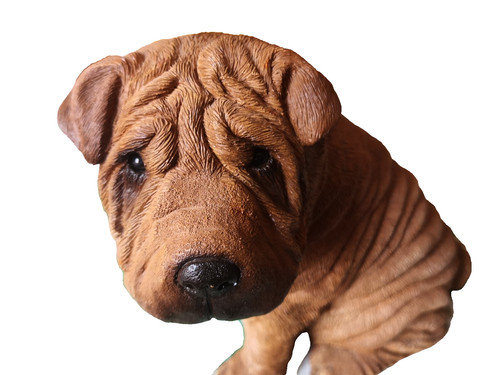 Vintage sandicast sharpei - vintage,
