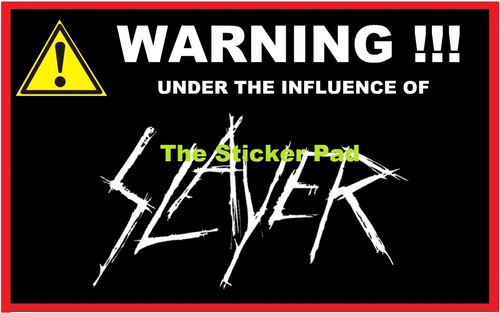Vinyl sticker slayer - vinyl,