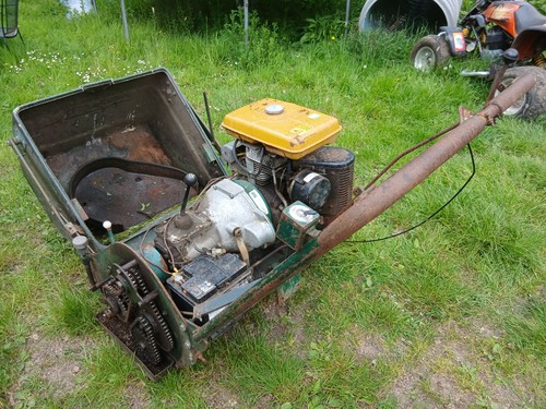 Allett petrol heavy duty lawn - heavy,