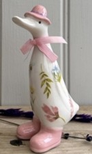 Ceramic duck with - duck,