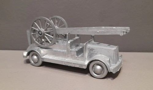 Vintage toy fire engine - toy,