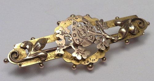 Antique edwardian 9ct yellow - antique,