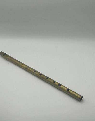 Antique brass irish flute - brass,