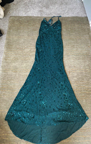 Quiz green sequin - quiz, cross