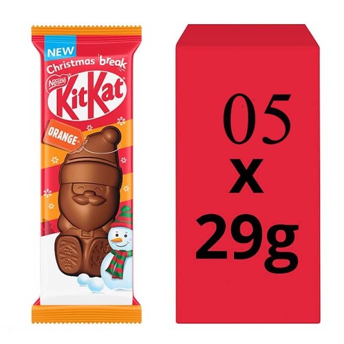 Kitkat santa orange chocolate - santa,