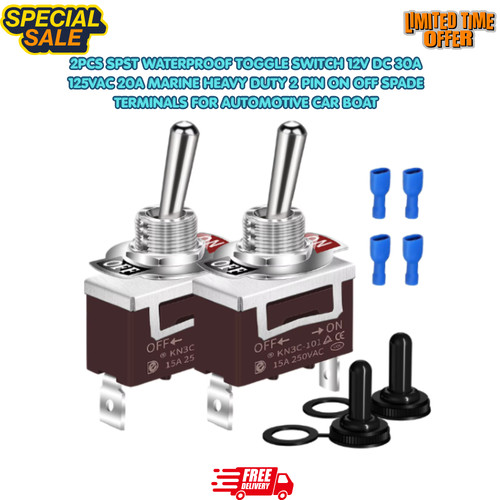 2pcs waterproof toggle switch - waterproof,