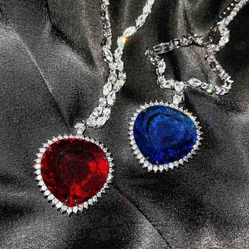 Women romantic crystal pendant - romantic,
