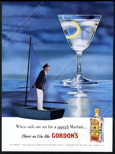 1957 gordon gin - 1957, giant