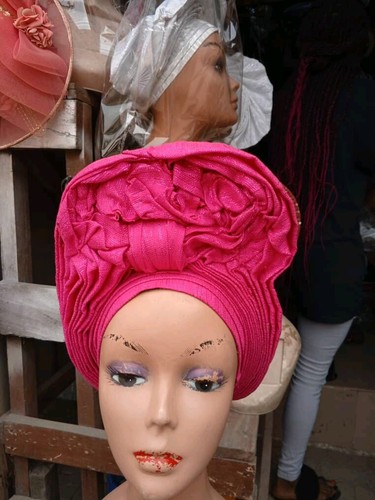 Elegant african auto gele - african,