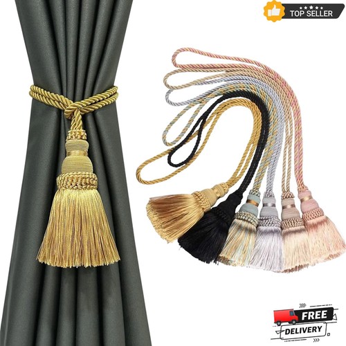 Pair tassel rope curtain - pair,