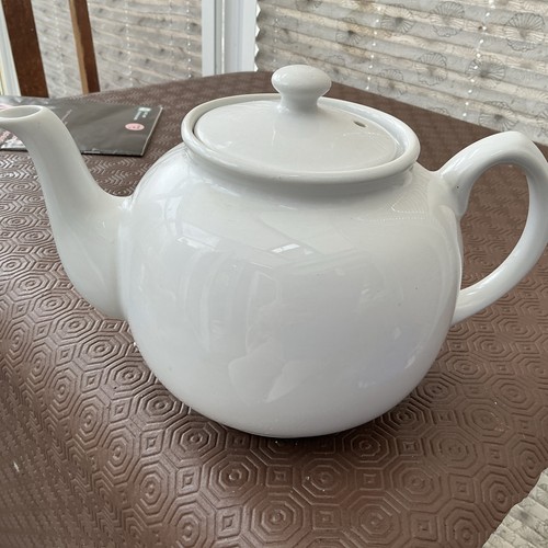 Teapot porcelain white - porcelain,