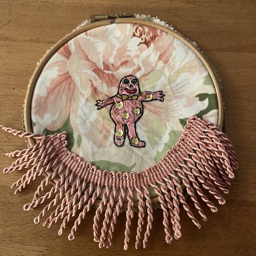 Blobby embroidery ring - blobby,