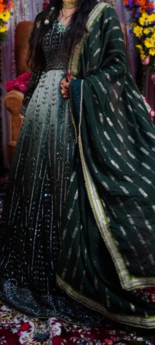 Mint green long gown - mint, asian