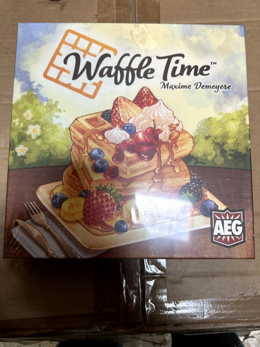 Waffle time board game - time, new