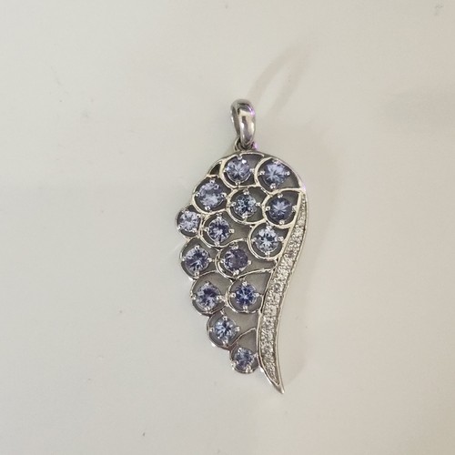 Tanzanite pendant with - tanzanite,