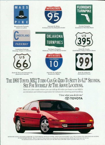 Toyota car magazine print - car, ad
