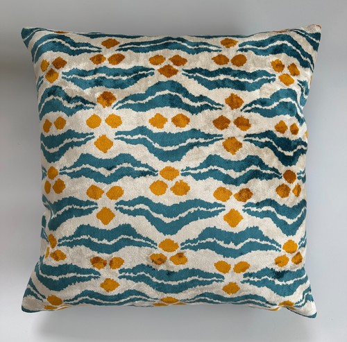 Silk velvet cushion cover - silk,