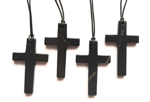 Shungite christian cross - 2,