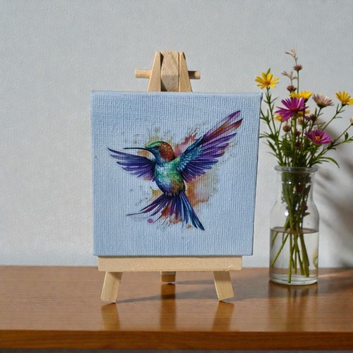 Mixed media art miniature - mixed,