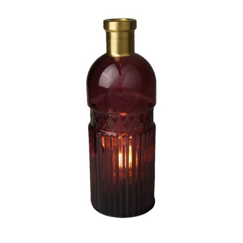 Bottle lamp dark red - dark, |