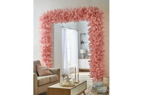 Pink christmas tree arch - tree, 8ft