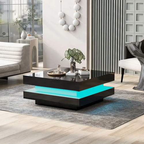 High gloss coffee - high, table