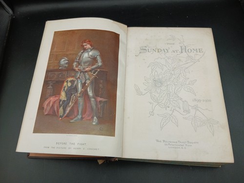Antique 1899 sunday home - "sunday, at