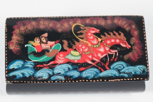 Vintage traditional palekh - vintage,