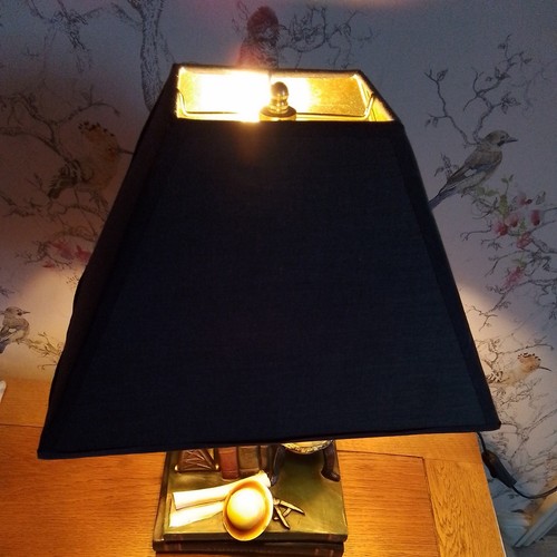 Rare vintage table - table, lamp