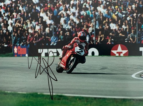 Carl fogarty hand signed 10x8 - fogarty,