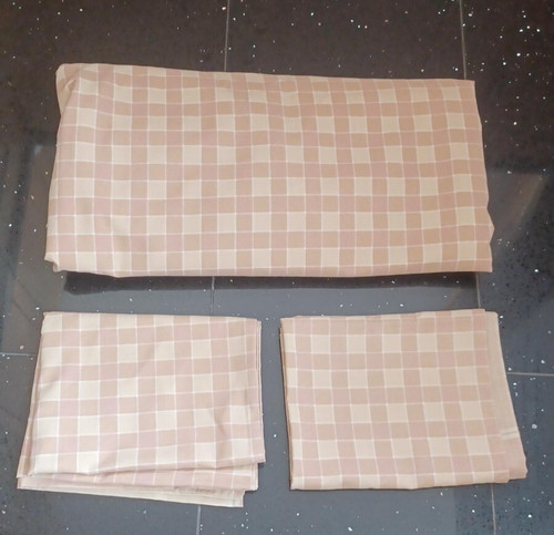 Bhs brown checked reversible - checked,
