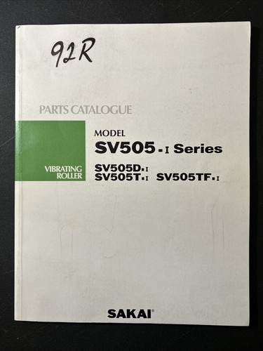 Sakai vibrating roller parts - sakai,