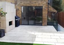 Ethan Mason vanilla smooth indian sandstone paving 900x600 8.3m2