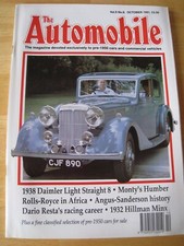 THE AUTOMOBILE MAGAZINE OCT