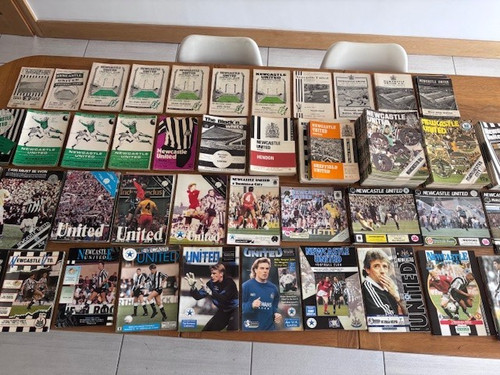Newcastle utd home programmes - newcastle,