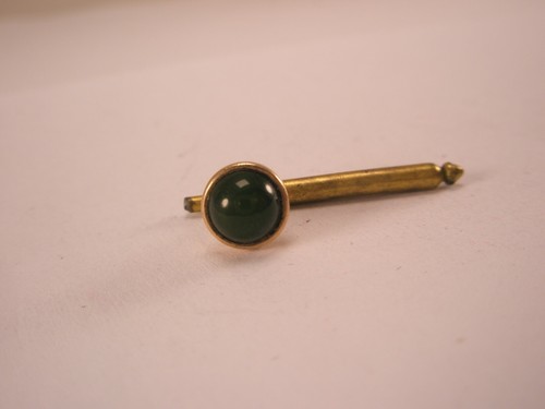 Singles round green - (1), 1/4"