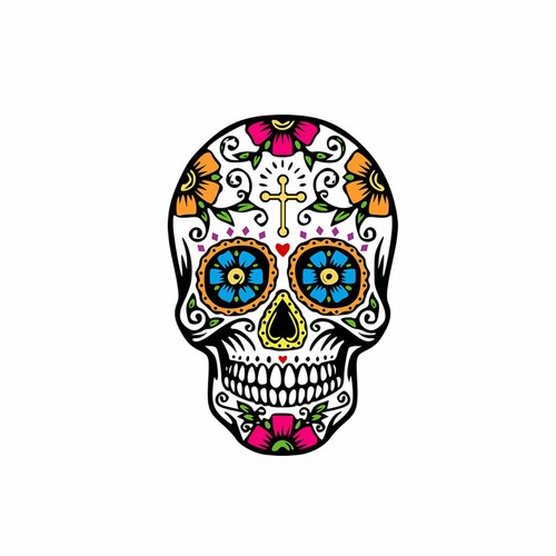 Set sugar skull - of,