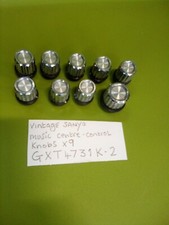 Vintage Sanyo GXT4731K-2 Music Center Control Knobs X9